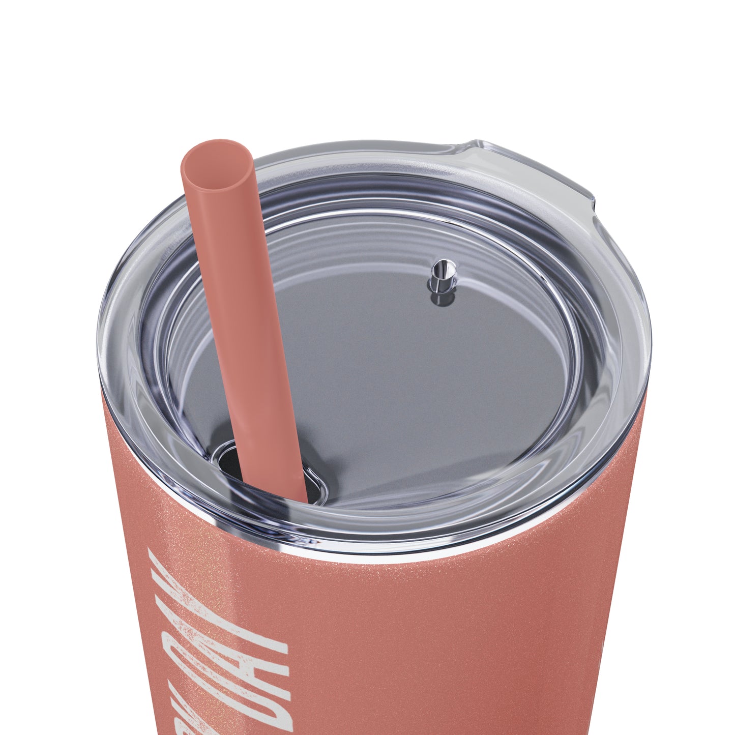 1% Better Every Day: Skinny Tumbler with Straw, 20oz