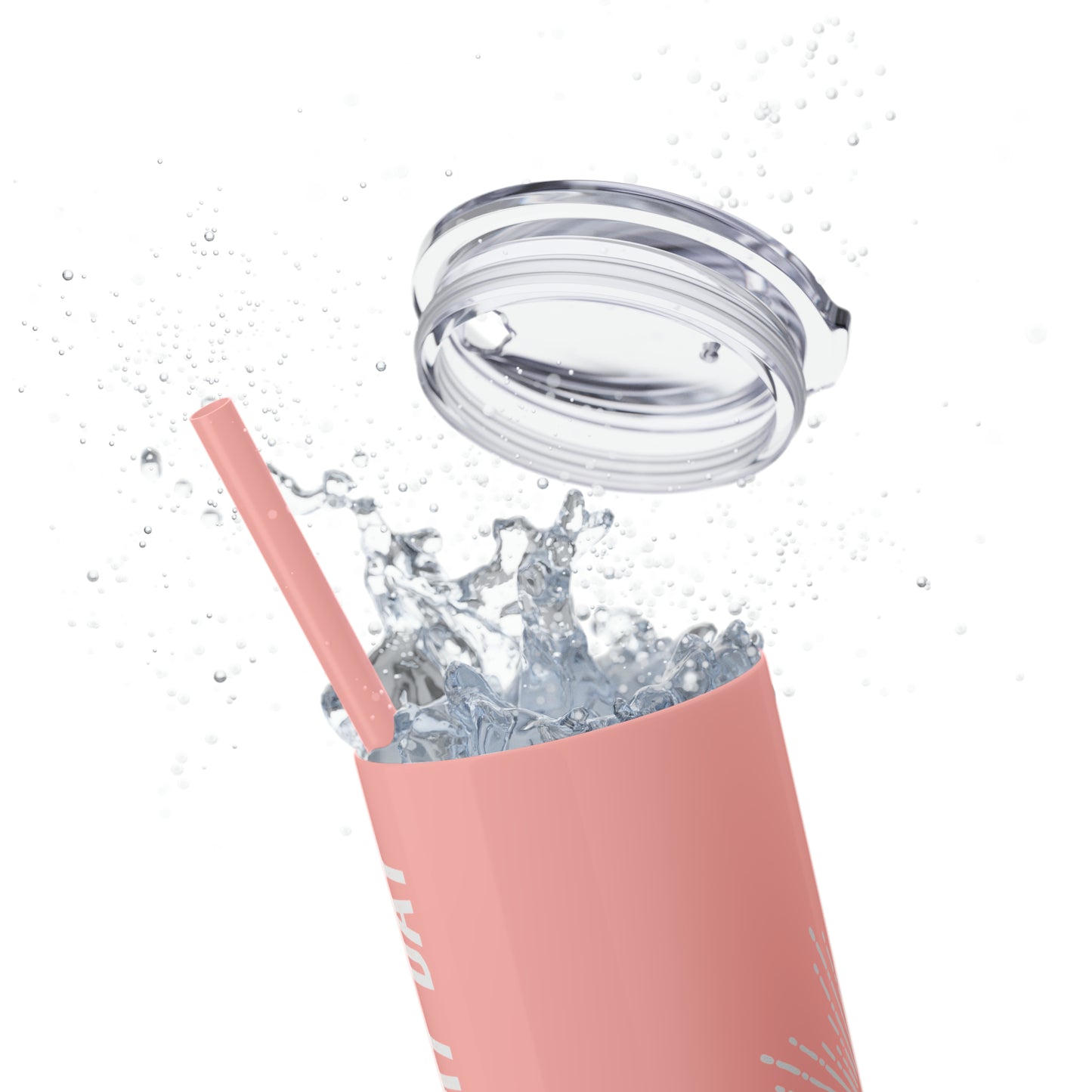 1% Better Every Day: Skinny Tumbler with Straw, 20oz