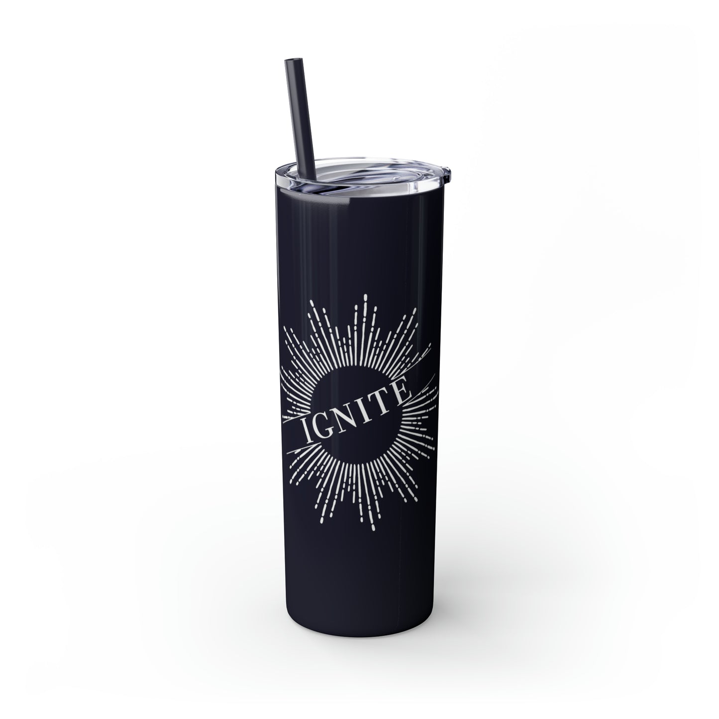 1% Better Every Day: Skinny Tumbler with Straw, 20oz