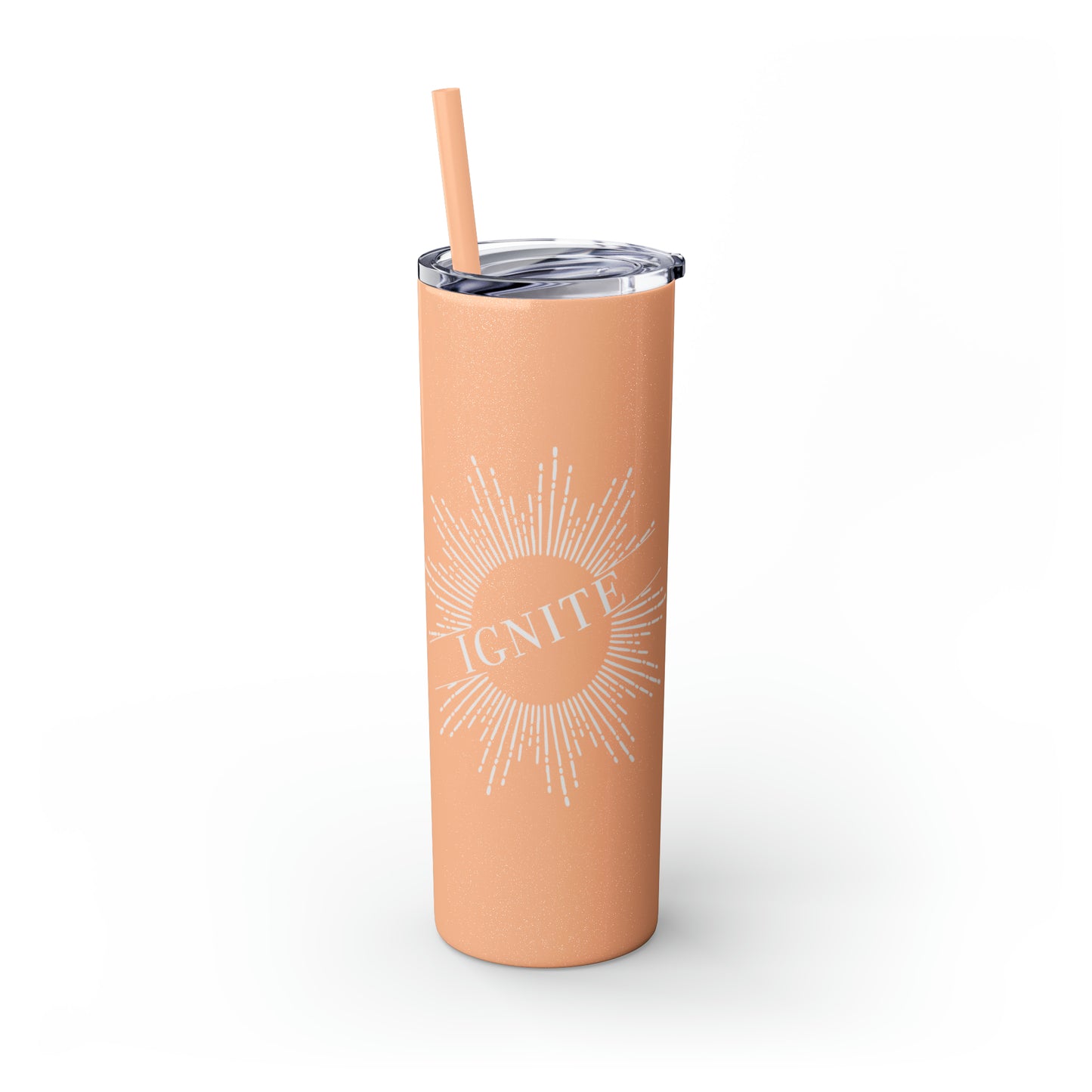 1% Better Every Day: Skinny Tumbler with Straw, 20oz