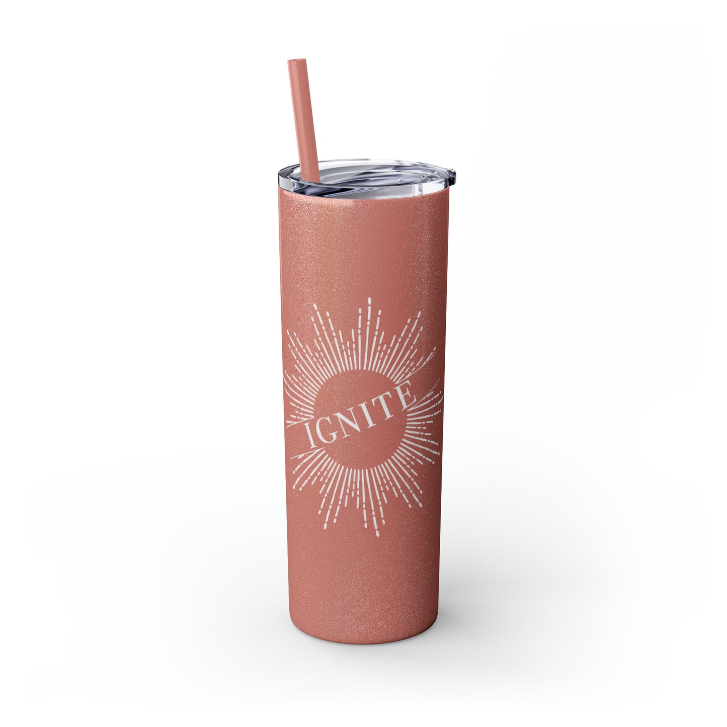 1% Better Every Day: Skinny Tumbler with Straw, 20oz