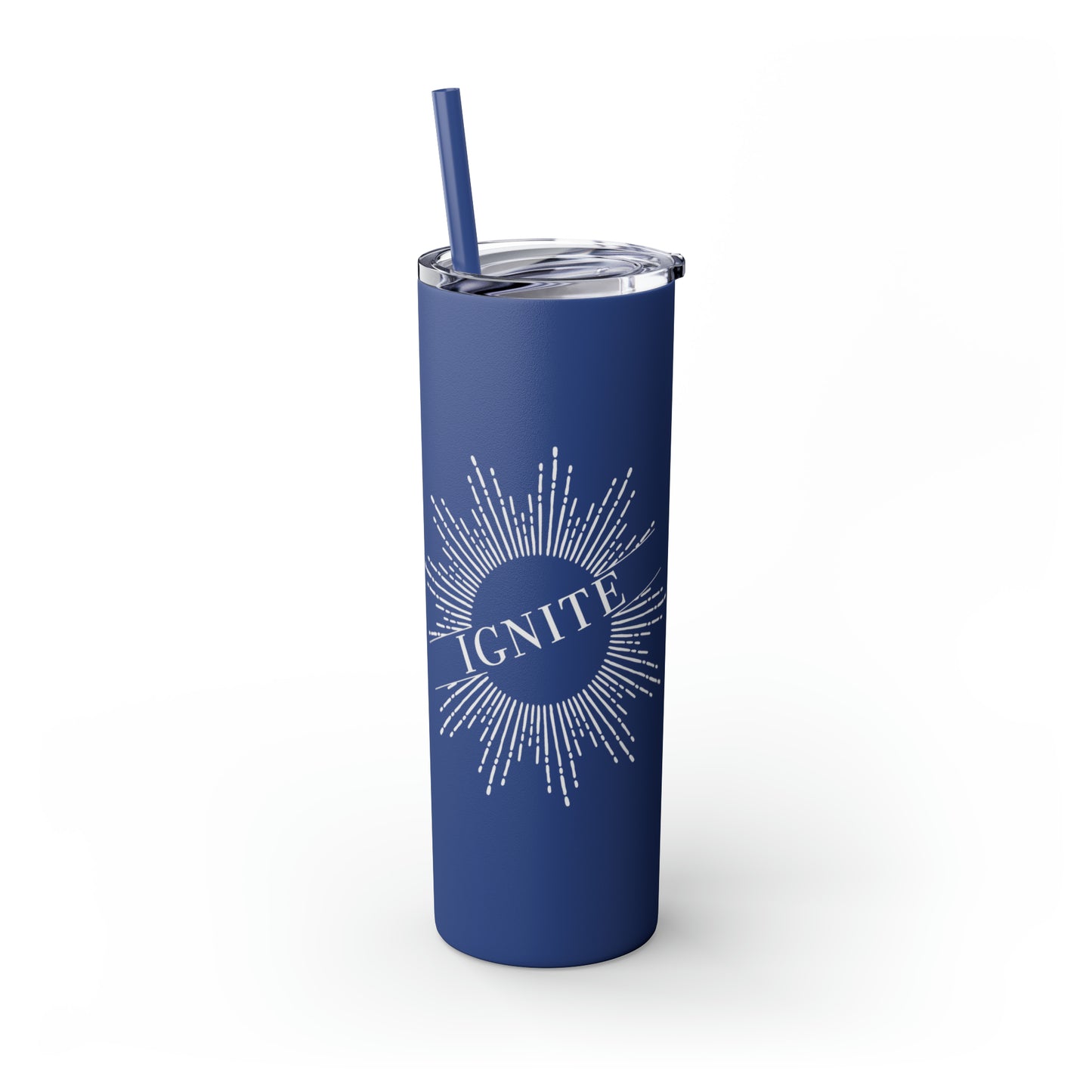 1% Better Every Day: Skinny Tumbler with Straw, 20oz