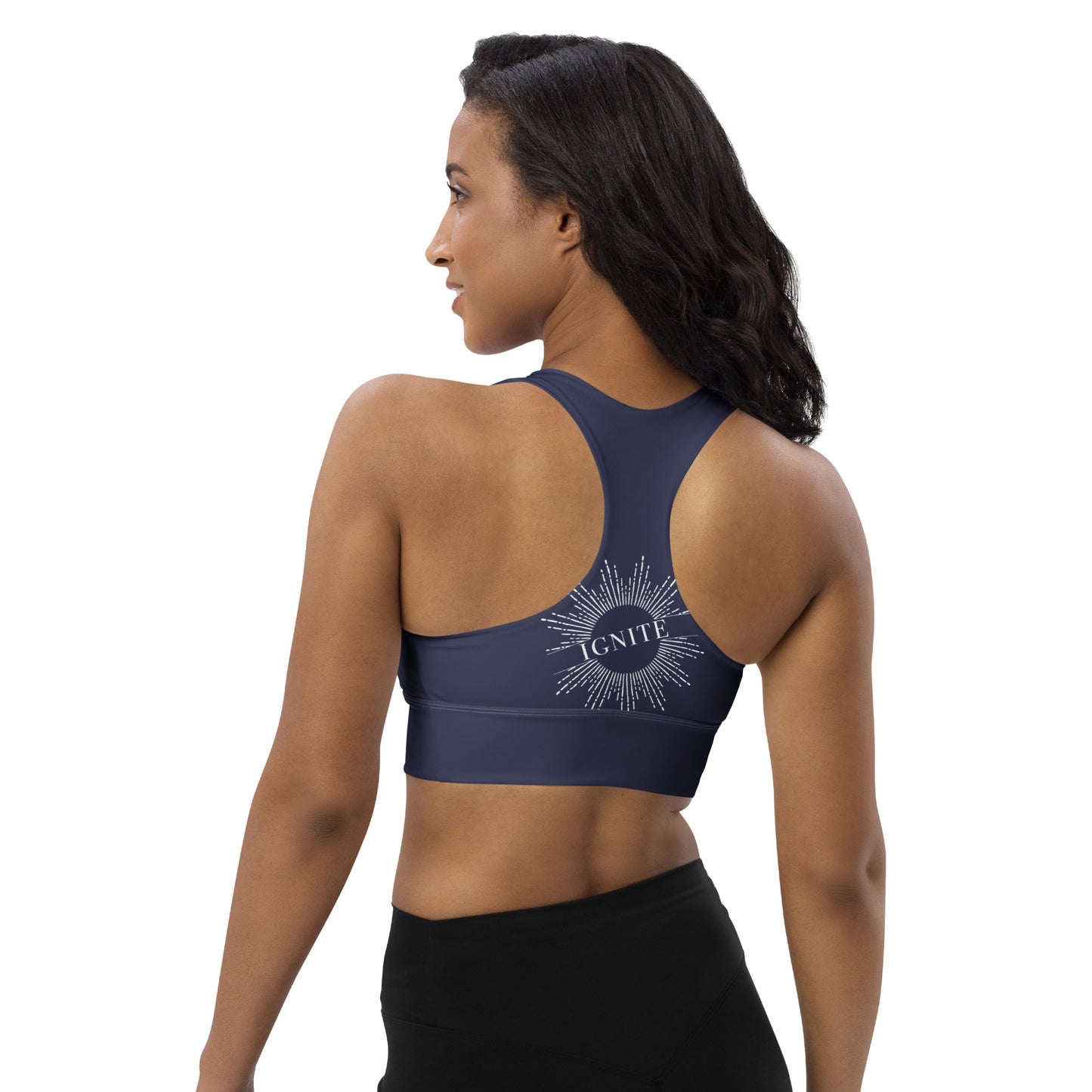 Ignite Navy Sports Bra