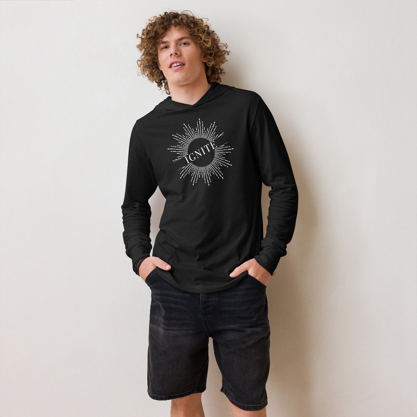 Unisex Hooded Long Sleeve Tee
