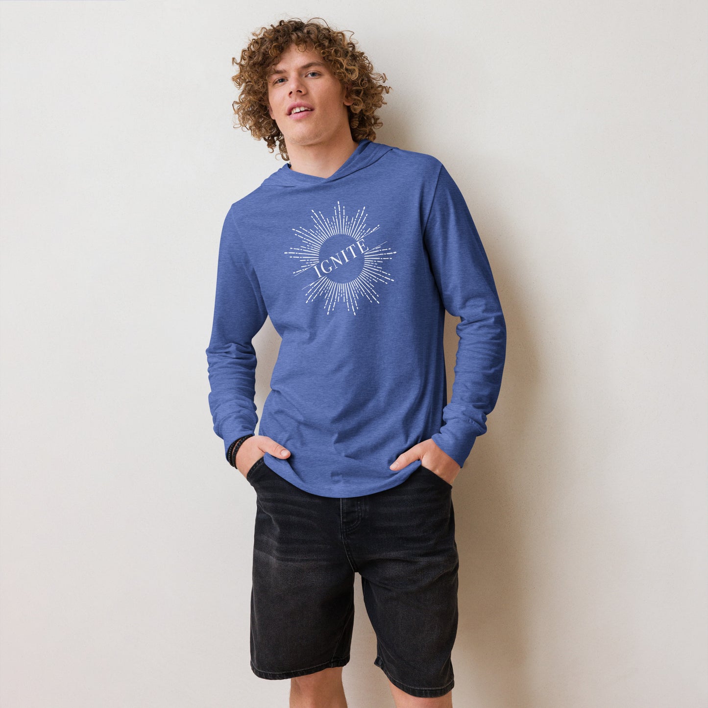 Unisex Hooded Long Sleeve Tee