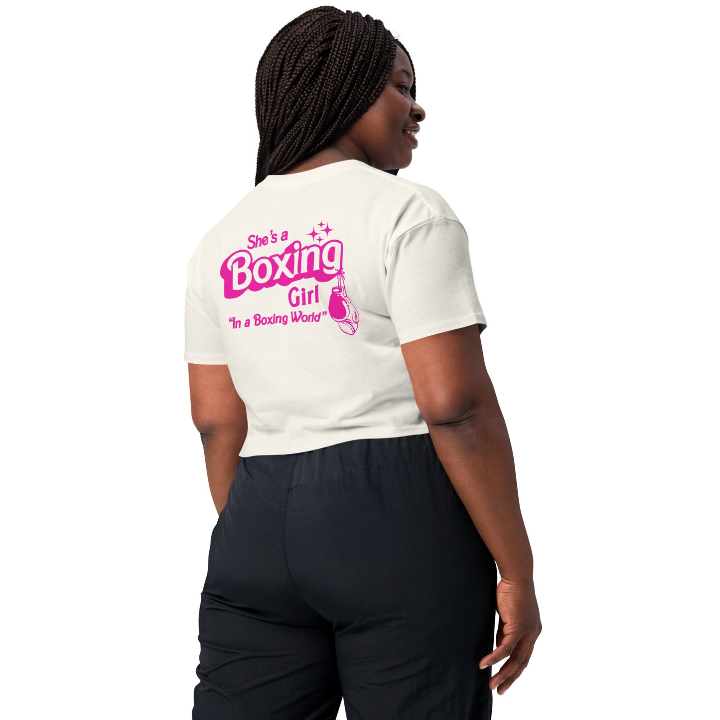 Boxing Girl Crop Tee