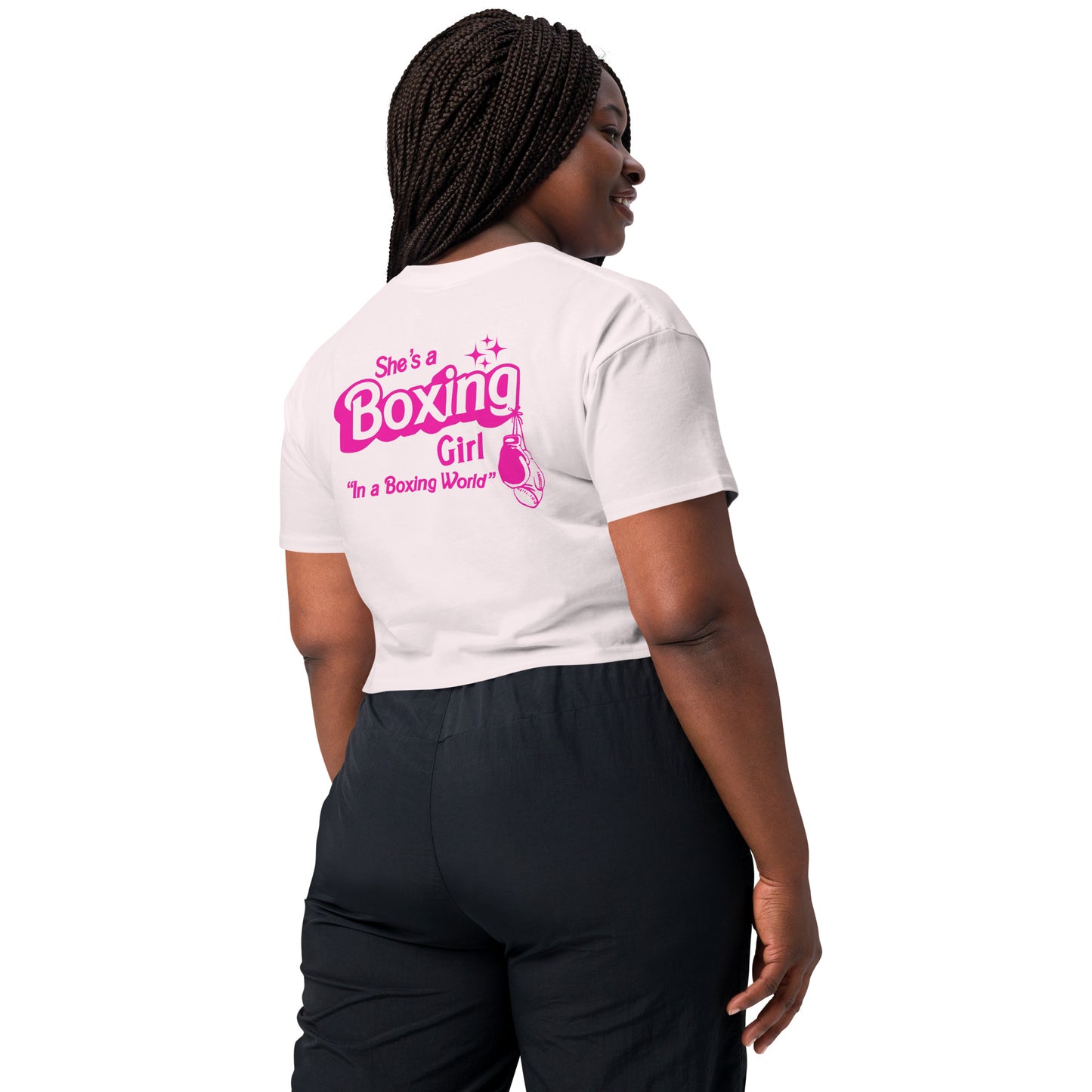 Boxing Girl Crop Tee
