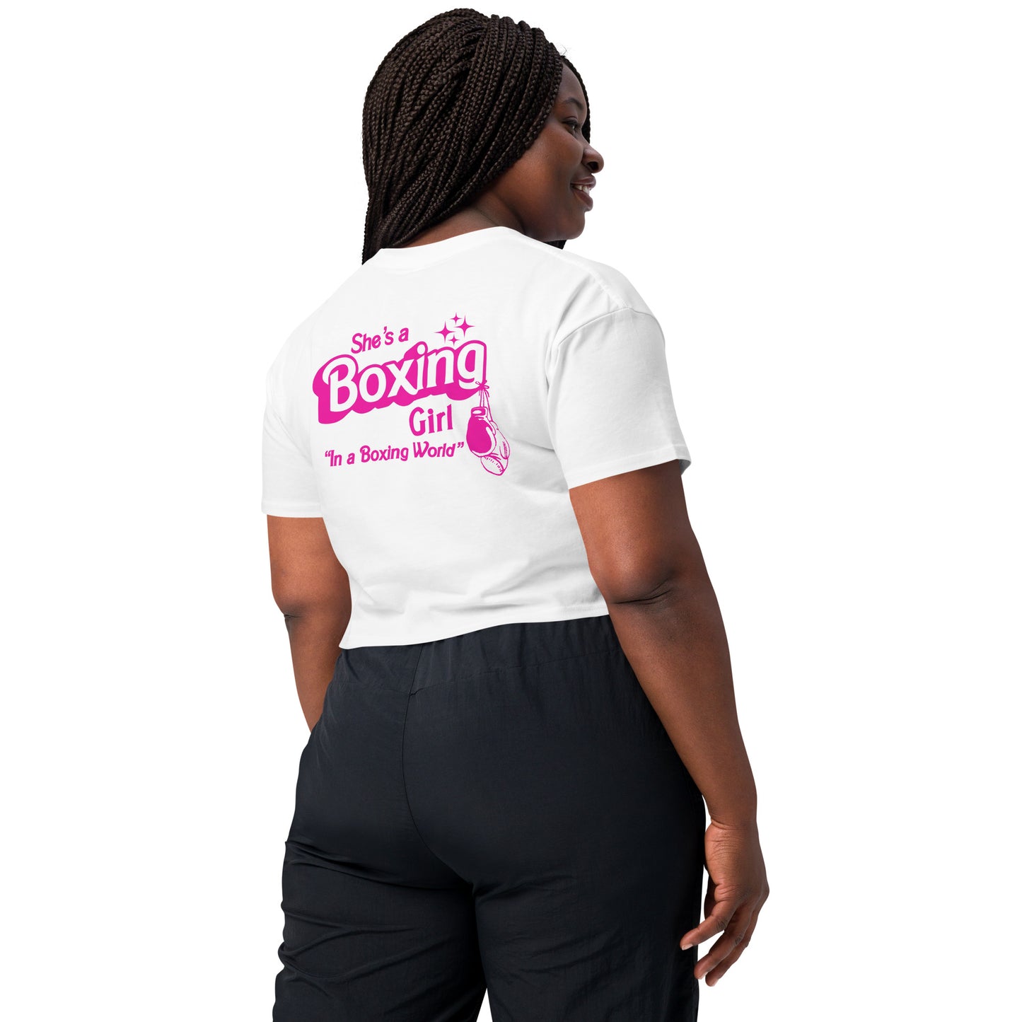 Boxing Girl Crop Tee