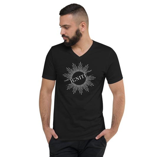 Ignite Unisex Short Sleeve Fitted V-Neck T-Shirt