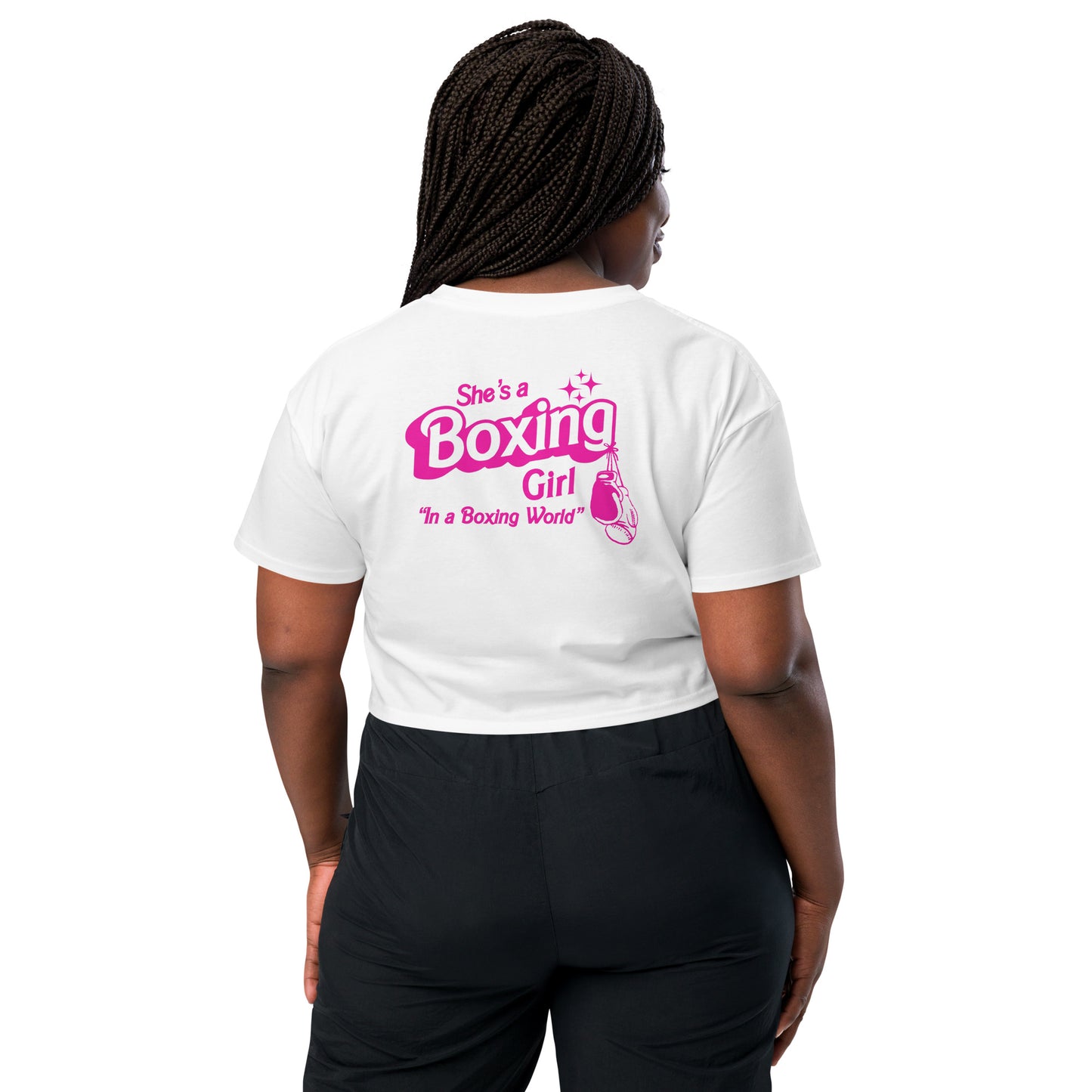 Boxing Girl Crop Tee