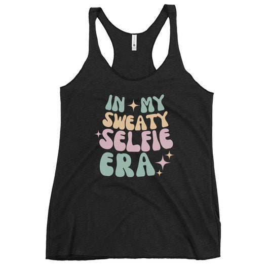 Sweaty Selfie Era Women's Racerback Tank